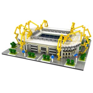 Yeacher 9912-4 Signal Iduna Park Football Stadium Atomic Building Blocks Kit Football Stadium Model 3800pcs Gift Toy for Kids