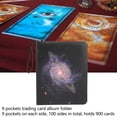 thumbnail image 3 of Card Binder, 9 Pockets 900 Cards Trading Card Album, 3  Game Cards Binder With Carrying Strap, Waterproof Multipurpose Trading Card Holder For Sports Cards, Game Cards, 3 of 8