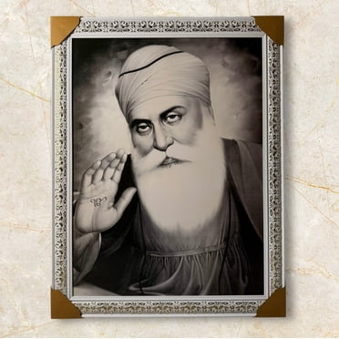 Guru Nanak Dev Ji Image Encadrée