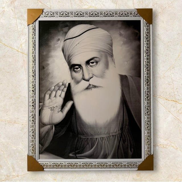 Guru Nanak Dev Ji Image Encadrée