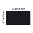 thumbnail image 3 of Fridja Washable Bathroom Mat, Memory Foam Bath Mat for Bathroom, Absorbent Bathroom Rug Non-Slip Rubber Back, 15.7''x23.6'', Black, 3 of 5