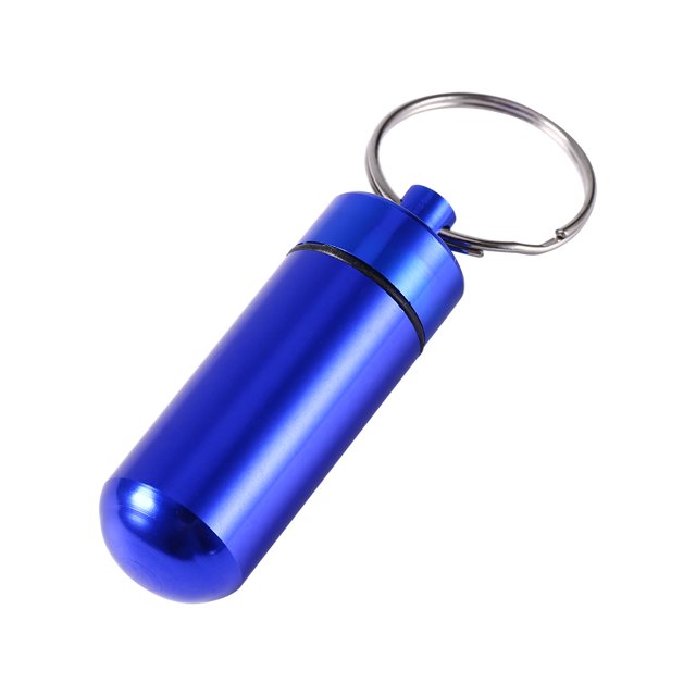Travel Medicine Box WaterProof Mini Keychain Tablet Storage Box Case Medicine Perfume Container