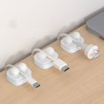 thumbnail image 3 of Usb Charging Cable 6 Desktop Data Cable Sorting and Fixed Equipment Equipment Cable Clamp Charging Wire Mouse Cable Clamp Cable Buckle Charging Cable Organizer, 3 of 6