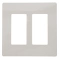 thumbnail image 1 of Screwless Wall Plate 2 Gang Electrical Outlet Cover Plate Switch Plate Cover, 1 of 7