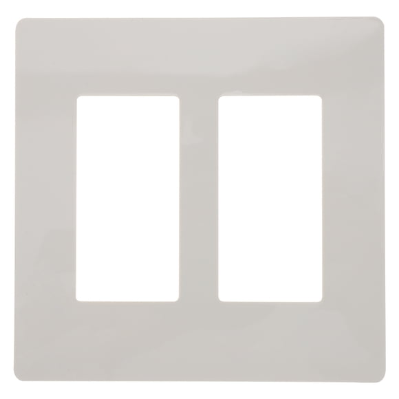 Screwless Wall Plate 2 Gang Electrical Outlet Cover Plate Switch Plate Cover