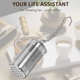 thumbnail image 4 of MOPOOR Stainless Steel Tea Infuser Pipe Design Holder Tool Tea Spoon Infuser Filt for Loose Tea Infuser for Loose Tea Leaf, Coffee, Spices, Seasonings, 4 of 9