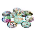 thumbnail image 4 of 20PCS 18MM DIY Time Glass Decals Creative DIY Glass Patches Round Shape Tree Glass Interface Stylish DIY Tree Pattern Glass Patches for DIY Crafts Making (Mixed Color), 4 of 7
