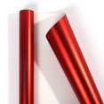 thumbnail image 1 of Firefly Hope 17 Inches X 9.84 Feet Red Matte Metallic Wrapping Paper, Solid Color for Birthdays, Weddings & DIY Bouquets, 1 of 4