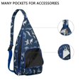 thumbnail image 4 of Cute Underwater Shark Sling - Smiling Cartoon Shark with Tropical Fish Design (Beach Vacation Must-Have), 4 of 4