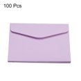 thumbnail image 3 of Unique Bargains Mini Enveloppes, Porte-Cartes de Rangement, Violet Pâle, 100 Unités, Lot de 100, 3 of 6