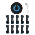 thumbnail image 2 of MesaSe Masseur de Cou Portable Masseur Électrique Cervical Méridien avec 10 Pcs Autocollants de Massage pour Soulagement Musculaire Douleur Recharge USB, 2 of 10