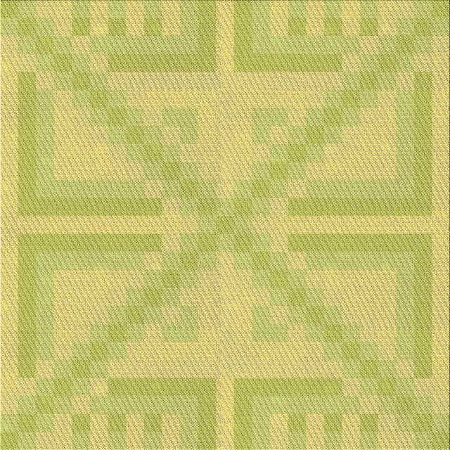 Ahgly Company Tapis d'Intérieur Lavable en Machine Carré Transitionnel Jaune Banane, 8 Pieds Carré