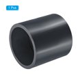 thumbnail image 3 of Unique Bargains UPVC Pipe Fitting 90mm Socket, 1 Pack Straight Coupling, Dark Grey, 3 of 5