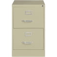 thumbnail image 4 of 26.5" Deep 18" Wide Commercial Grade 2 Drawer Metal Vertical Legal File Cabinet in Putty, 4 of 7