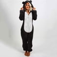 thumbnail image 4 of Mikilon Combinaison Pyjama à Capuche à Manches Longues pour Femmes, Décontractée, Chaude pour l'Hiver, Tenue de Nuit, 4 of 6
