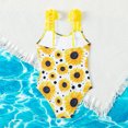 thumbnail image 3 of Girl Swimsuit One Piece Swimming Bathing Suit Quick Dry Ruffle Summer Bathing Suits 9-10 Years, 3 of 6