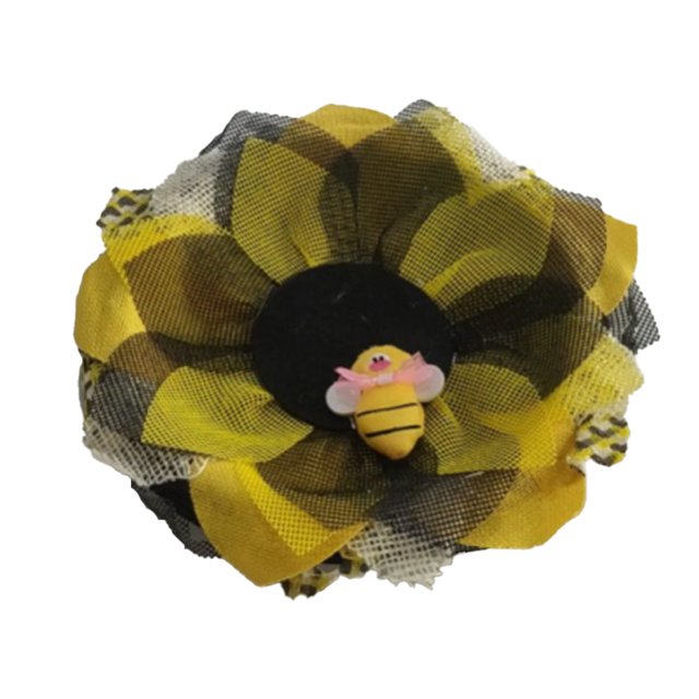 jesticaly Bee Wreath For Easter Festival Artistic Display Yellow Broad Application