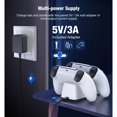 thumbnail image 3 of APPIE PS5 Controller Charging Station with AC Adapter, PS5 Charging Station Compatible with Playstation 5 Controllers, 3 of 9