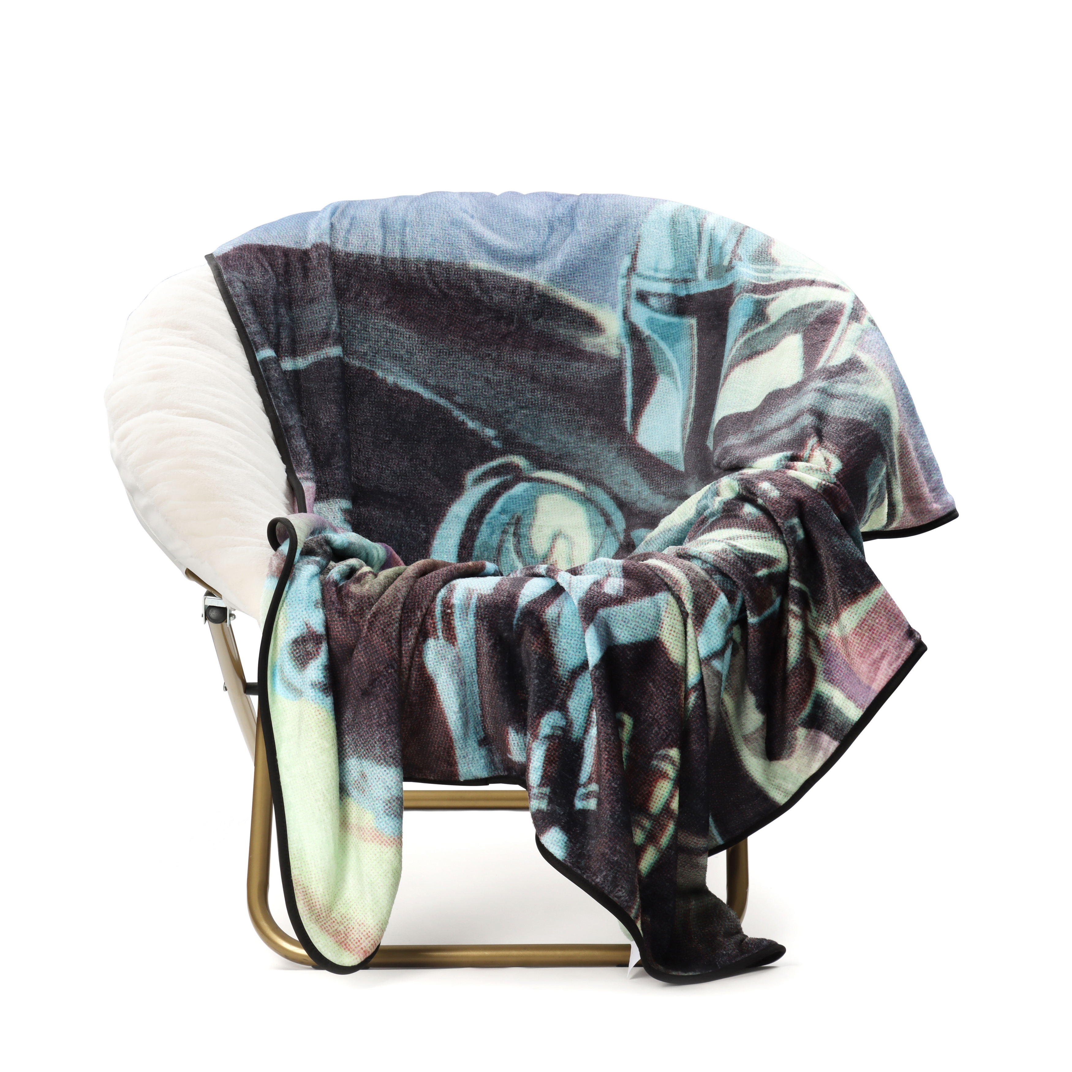 The Mandalorian Silk Touch Kids Fleece Throw, 100% Polyester