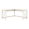 thumbnail image 1 of Pemberly Row L Shaped Contemporary Engineered Wood Desk in White, 1 of 8