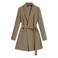 thumbnail image 1 of CEHVOM Mode Femmes Manteau Blouse à Double Boutonnage Ajusté Manteau Blazer Liquidation, 1 of 2