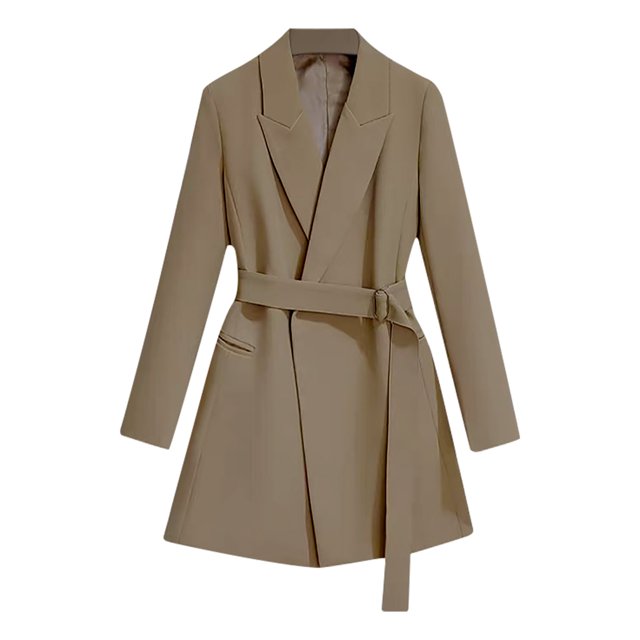 CEHVOM Mode Femmes Manteau Blouse à Double Boutonnage Ajusté Manteau Blazer Liquidation