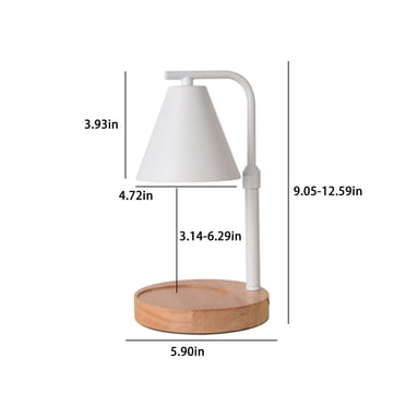 Clearance! Rewenti Candle Warmer Lamp No Flame Electric Candle Wax Melting Lamp Adjustable Brightness Warmer Lamp for Home Bedroom Decor Table Light