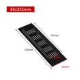 thumbnail image 1 of Grille d'Aération Rectangulaire en Aluminium de 60 mm pour Armoire/penderie, Couverture de Ventilation, 1 of 9