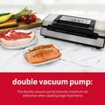 thumbnail image 2 of Nesco Deluxe Food VS-12 Scelleuse sous Vide, 130 Watts, Kit Sacs & Couvercle de Visualisation, Compact, Argent, 2 of 6