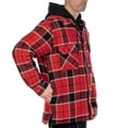 thumbnail image 4 of Workload Men's Hooded Flannel Jacket, 4 of 6
