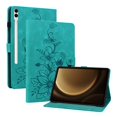 thumbnail image 1 of Tablet Case for FOXDOCK Samsung Galaxy Tab S10 Plus – Premium PU Leather Cover with Lily Embossed Design, Card Slots, 1 of 6