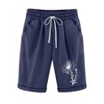 thumbnail image 1 of Birdeem Shorts Imprimés pour Femmes Taille Élastique pour Décontracté avec Poches Décontractées, 1 of 12