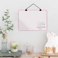 thumbnail image 4 of BUTASY Magnetic White Board, Double-Sided Dry Erase Whiteboard Wall Mounted, ortable Small Whiteboard Set for Drawing, Office, Home(Pink), 4 of 6