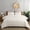 Off-White, variant on JML Duvet Cover Set 3-Piece Washed Microfiber Duvet Cover & 1 Pillowcase, Twin