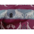 thumbnail image 3 of oneOone Coton Bio Voile Stripebird & Monkey Ikat Impression Tissu à Coudre BTY 42 Pouces de Large, 3 of 3