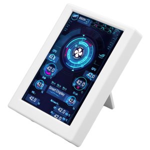 Moniteur informatique Temp 3.5 1 cm IPS Type C Éditeur de thème rotatif sans gradation CPU Moniteur de données pour le châssis de bureau