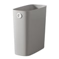 thumbnail image 1 of Leojiow Wastebasket Trash Container Pp Tpr Plastic Wastebasket Slim Open Top Garbage Container Small Trash Can Garbage Container For Bathroom Bedroom Kitchen 28X27X13Cm Utility, 1 of 2