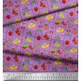 thumbnail image 2 of Soimoi Cotton Duck Fabric Mix Fruits Print Fabric by The Yard 56 Inch Wide, 2 of 3