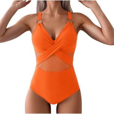 Cameland Maillots de Bain une Pièce pour Femmes, Contrôle du Ventre, Croisé, Taille Haute, Maillot Gainant