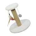 thumbnail image 1 of maytalsory Cat Scratching Post Scratch Pole Gift Durable for Kittens Supplies Round White, 1 of 9