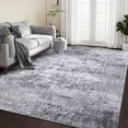 thumbnail image 1 of BERTHMEER 5'x7' Area Rugs for Living Room Bedroom Dining Room Office Farmhouse Abstract Modern Contemporary Distressed Indoor Machine Washable Non Slip Rugs Carpets Tapis, Gray, 1 of 9