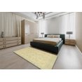 thumbnail image 4 of Ahgly Company Indoor Rectangle Abstract Brown Gold Abstract Area Rugs, 7' x 9', 4 of 6