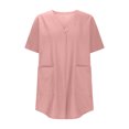 thumbnail image 4 of Plebaso Womens Plus Size Cardigan Short Sleeve Summer Cardigans Open Front Casual Blouses with Pockets, 4 of 7