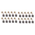 thumbnail image 2 of Motor Carbon Brushes, Carbon Brush 20PCS Multifunctional Durable  High Strength Compact Size  For Electric Equipments, 2 of 8