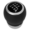 thumbnail image 4 of Knob, Gearstick Head 6 Speed Comfortable Grip Artificial Leather  For Cars Black, 4 of 8