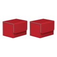 thumbnail image 4 of maskred Stylish and Secure Card Deck Storage Holder Organizer with Magnetic Closure TCG Display Red 2Set, 4 of 6