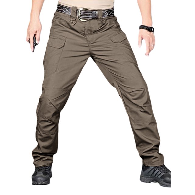 Wangscanis Men Cargo Pants, Zipper Button Closure Solid/Snakeskin Print Casual Pants Trousers with Pockets