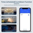 thumbnail image 4 of 1/2/3 Gang WiFi Smart Wall Touch Light Glass Panel For Alexa/Google APP, 4 of 4