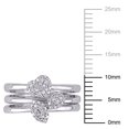 thumbnail image 5 of Miabella 1/6 Carat T.W. Diamond Sterling Silver Stacking 3-Piece Ring Set, 5 of 5