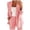 Pink, variant on Pitauce Womens Work Office Blazer Jacket One Button Casual Bussiness Blazers Slim Fit Open Front Cardigan with Pockets S-3XL